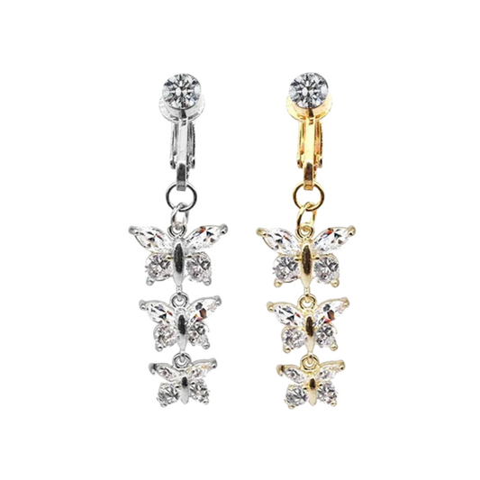 SKYLAR BUTTERFLY FAKE BELLY RING