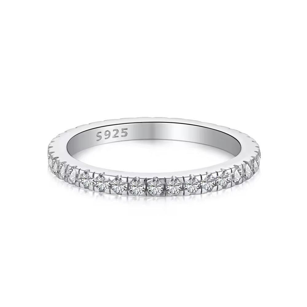 ARIANA STERLING SILVER BAND RING
