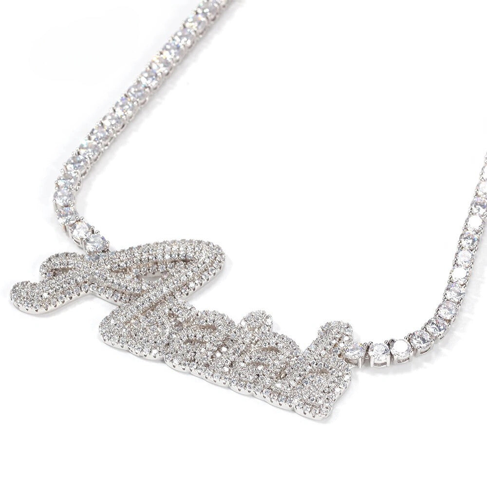 DELUXE ICY NAME NECKLACE