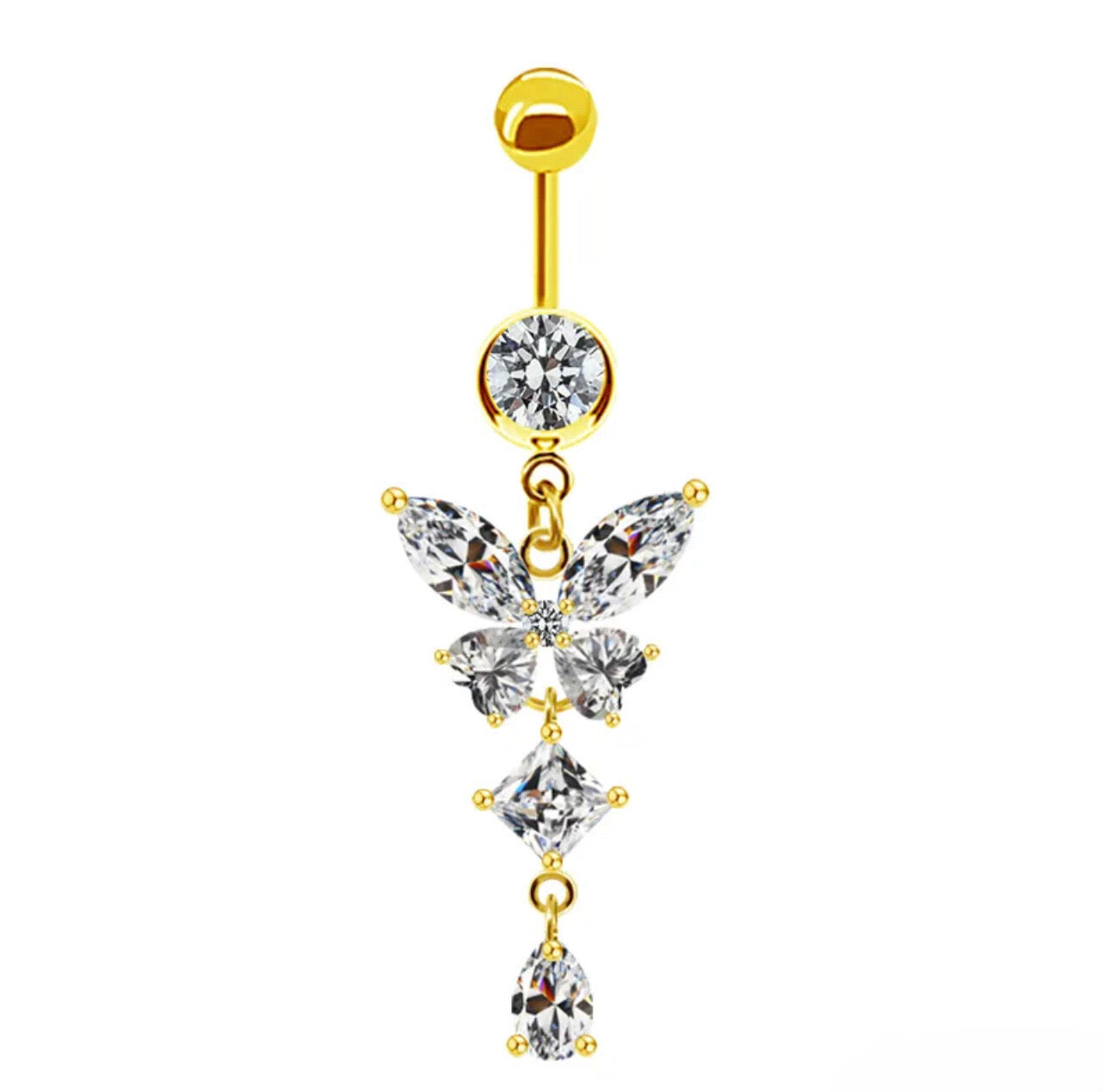 SKYE BUTTERFLY BELLY RING