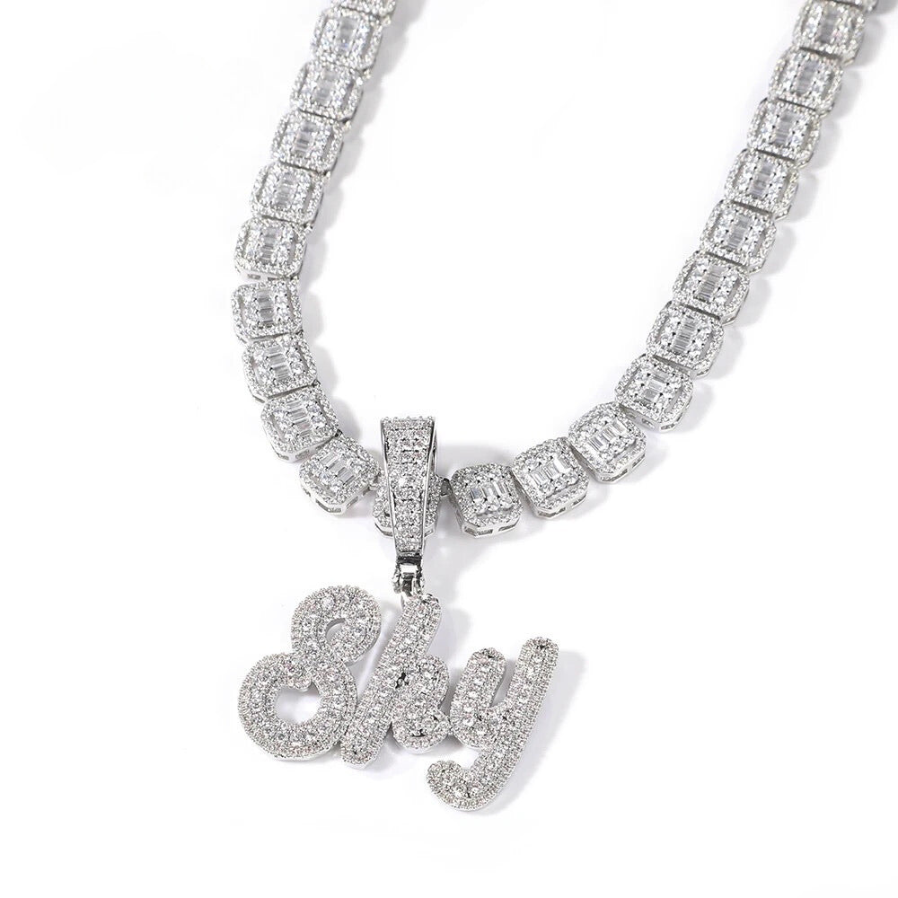 FROSTY CUSTOM NAME NECKLACE