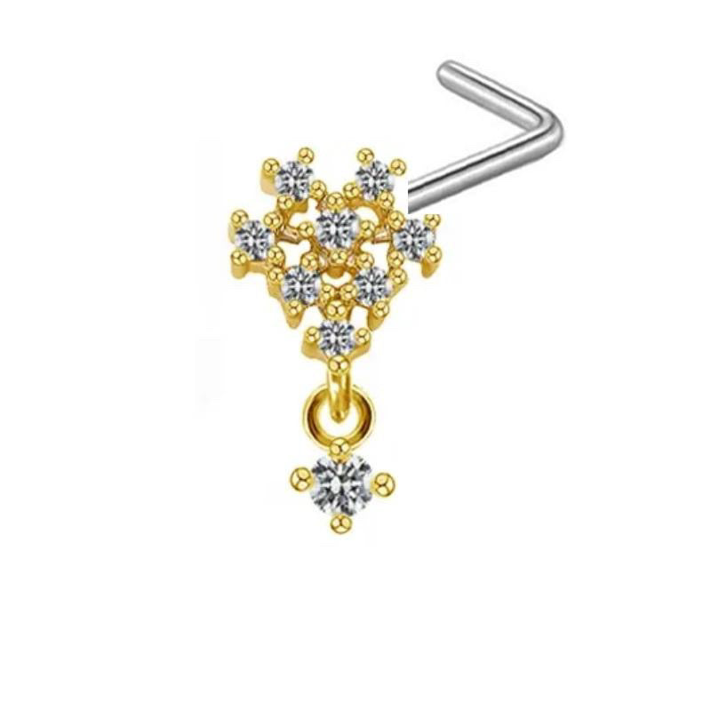 NYLA HEART L BEND NOSE RING