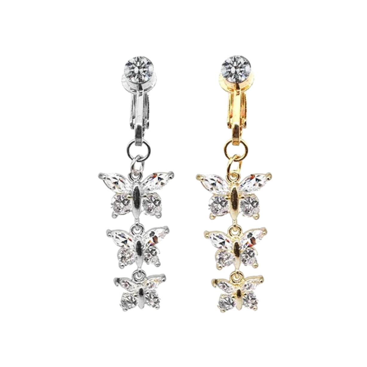 SKYLAR BUTTERFLY FAKE BELLY RING