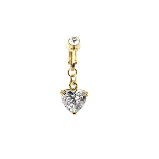ADORN HEART FAKE BELLY RING