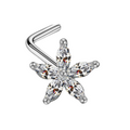 DELILAH FLOWER L BEND NOSE RING