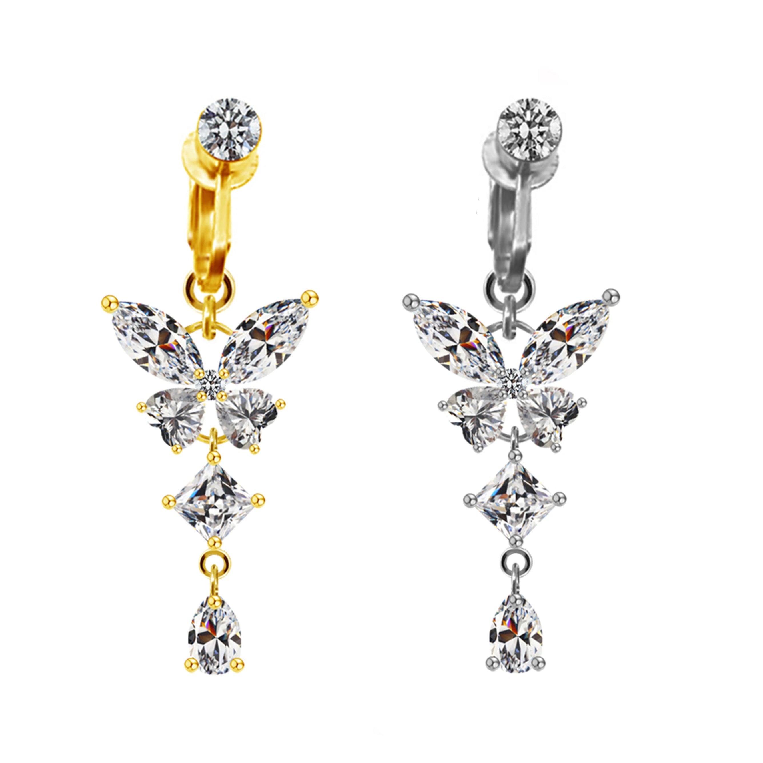 SKYE BUTTERFLY FAKE BELLY RING