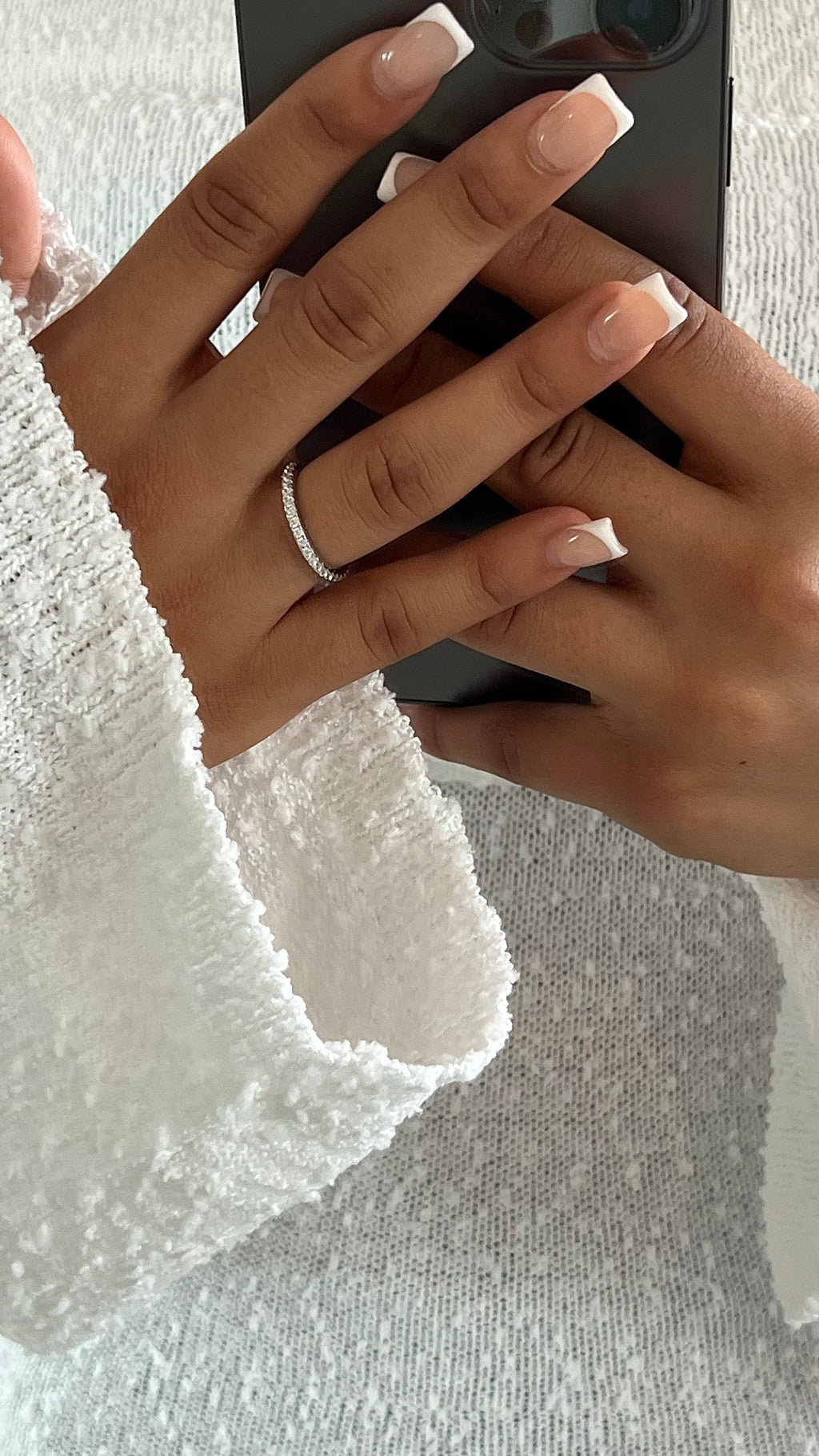 'ARIANA' STERLING SILVER BAND RING