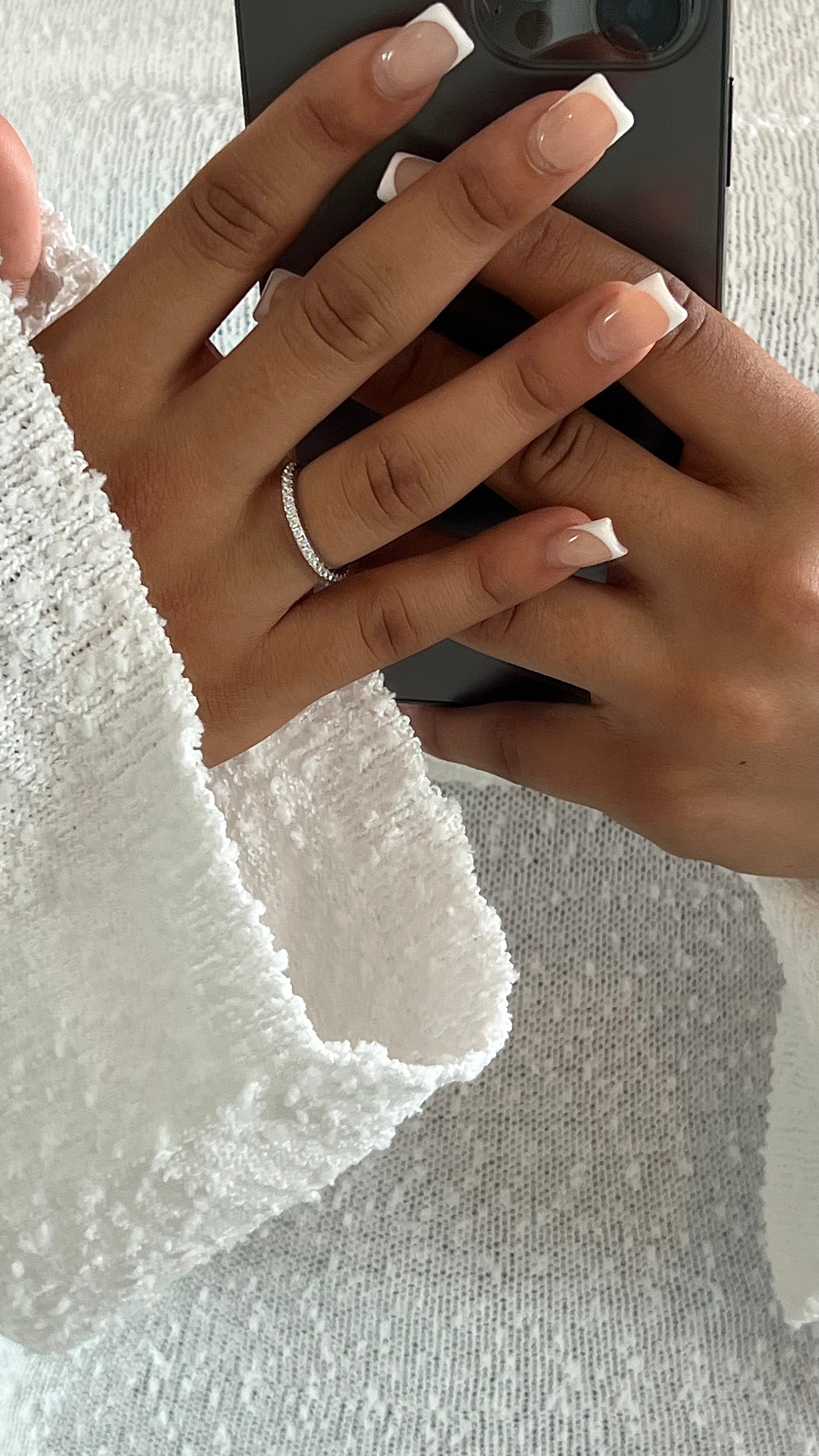 'ARIANA' STERLING SILVER BAND RING