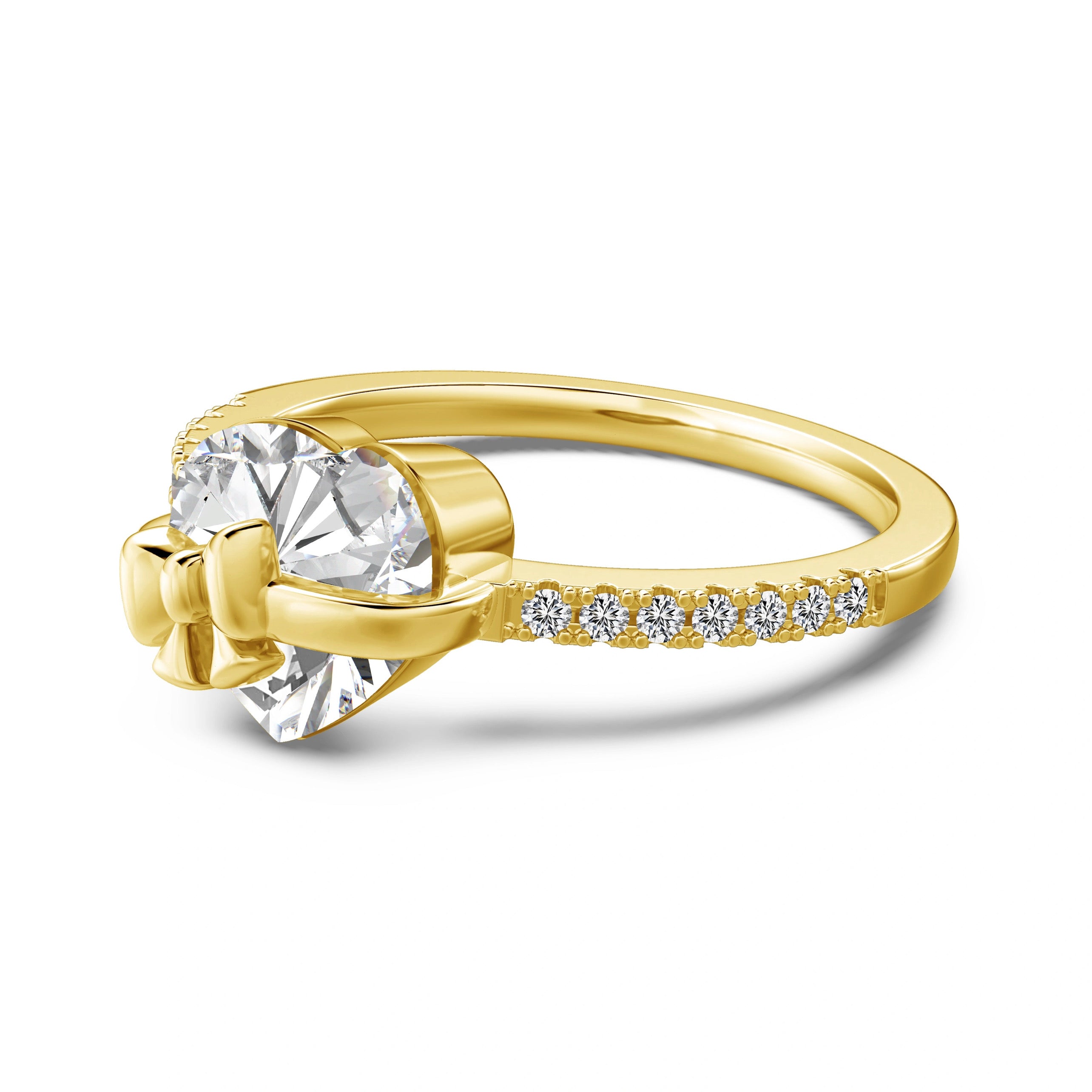 'ALORE' STERLING SILVER HEART RING