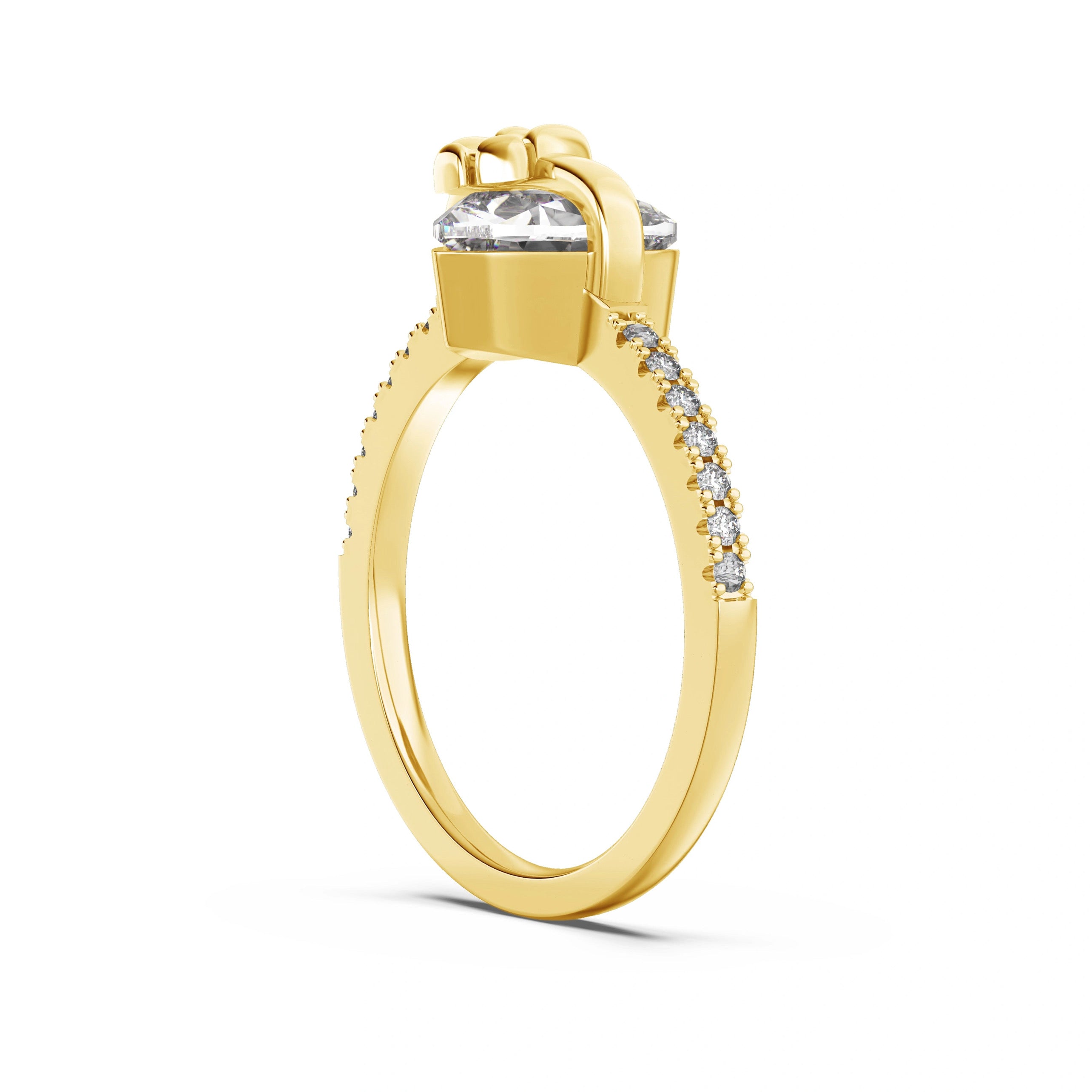 'ALORE' STERLING SILVER HEART RING
