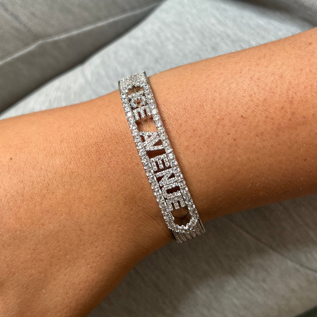 Custom Iced out Bangle