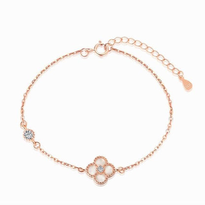 STERLING SILVER KIA CLOVER BRACELET