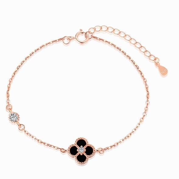 STERLING SILVER KIA CLOVER BRACELET