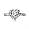HEART STERLING SILVER RING