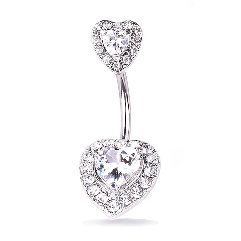 AMIRA HEART BELLY RING