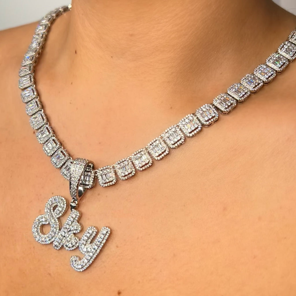 FROSTY CUSTOM NAME NECKLACE