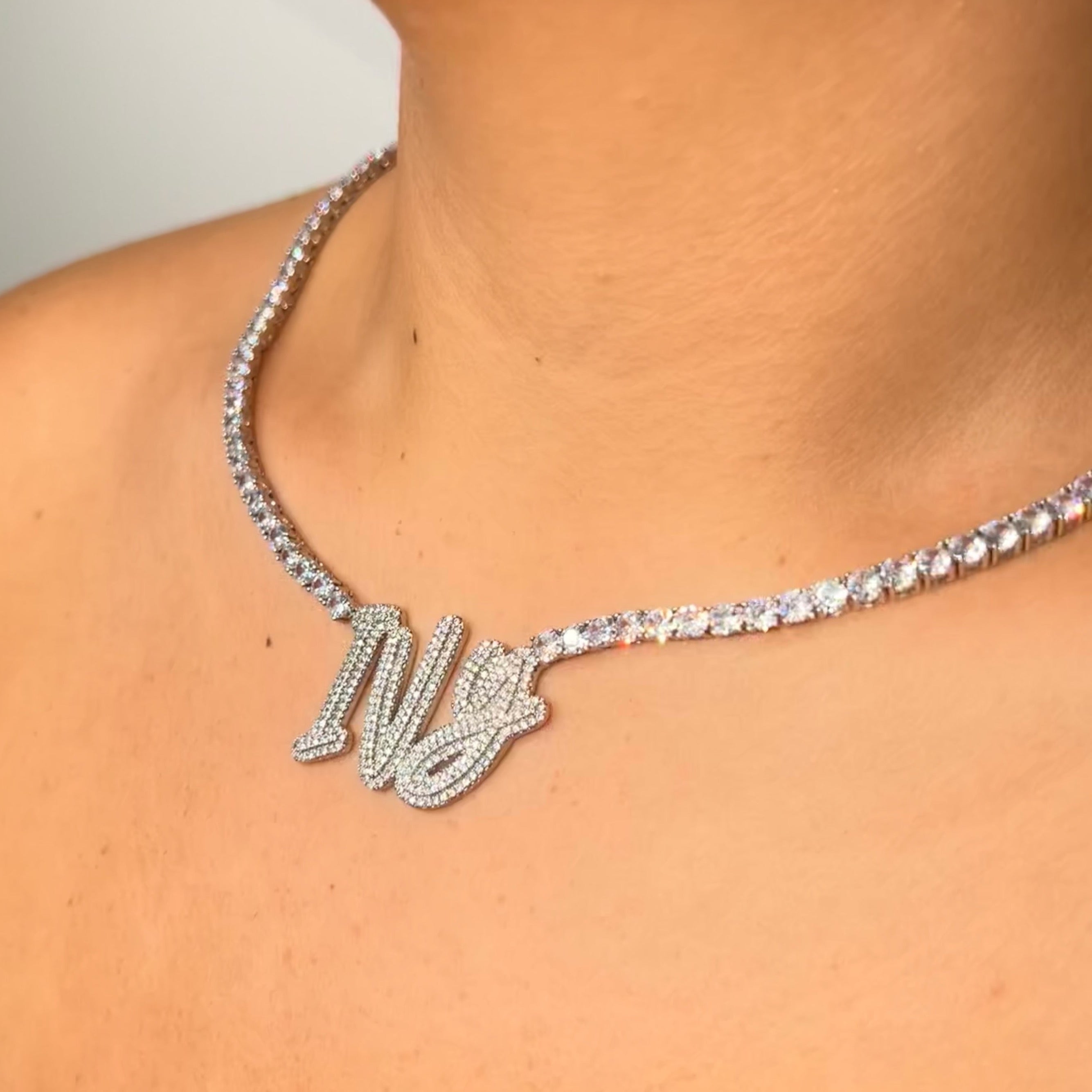 DELUXE CUSTOM TENNIS NECKLACE