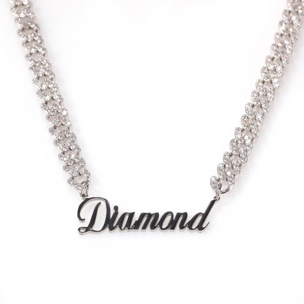 CUSTOM CUBAN NAME NECKLACE